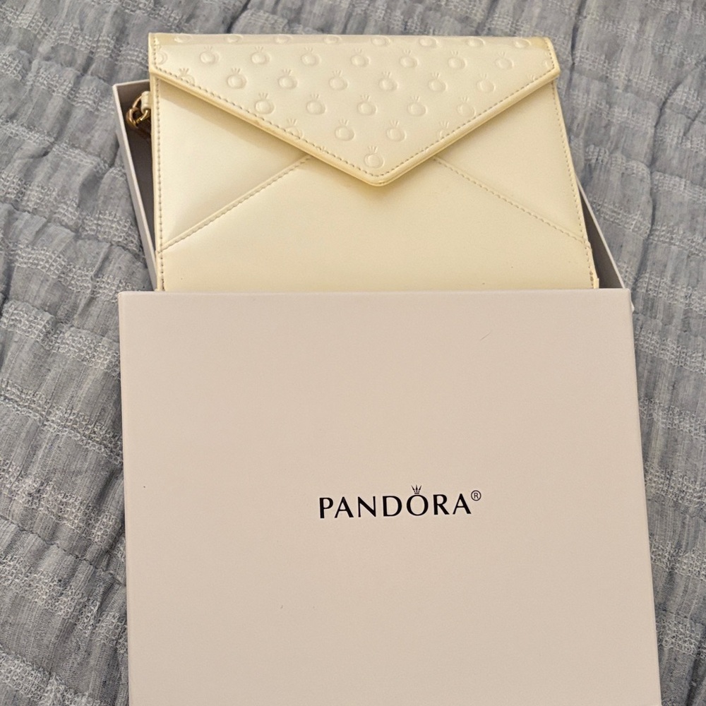 Pandora Ivory Polka Dot Clutch